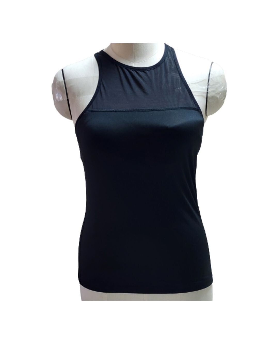 Reebok women's speedwick padded long Bra activewear black tank size medium